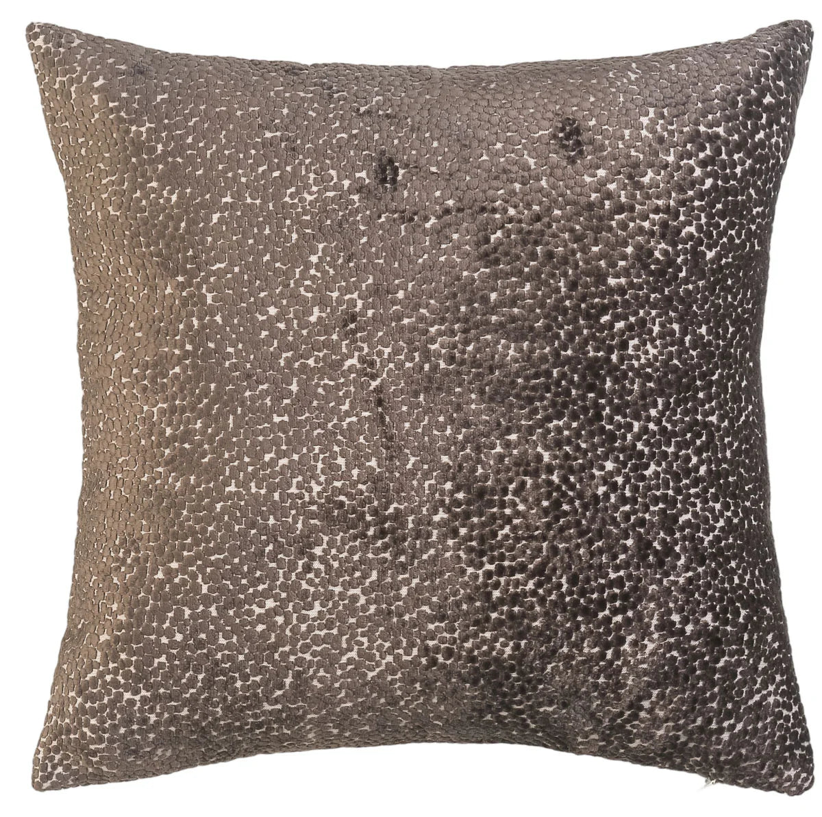 Bingham Burnt Velvet Dots Dark Chocolate 43x43cm