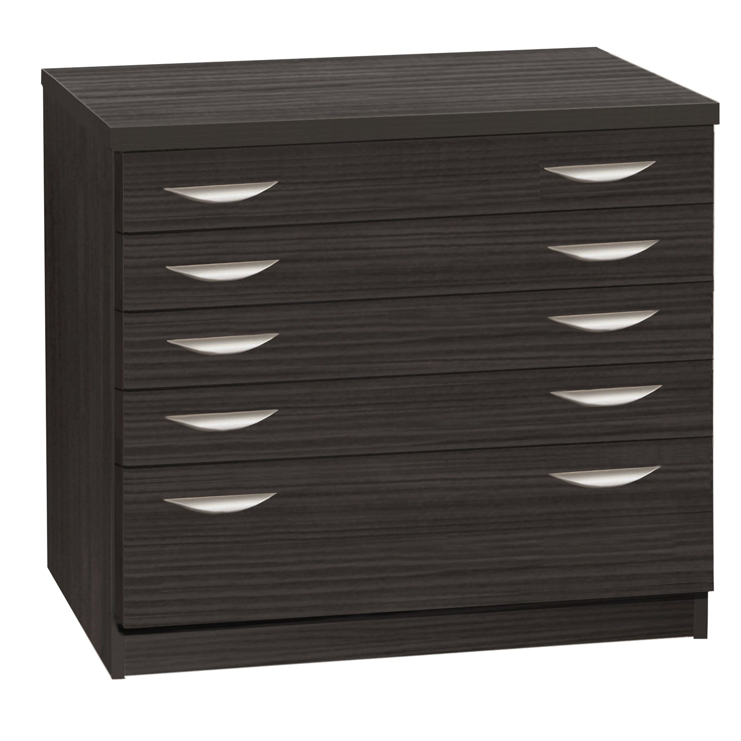 Home Office Desk Height 5 Drawer A2 Plan Chest with Deep Lower Drawer