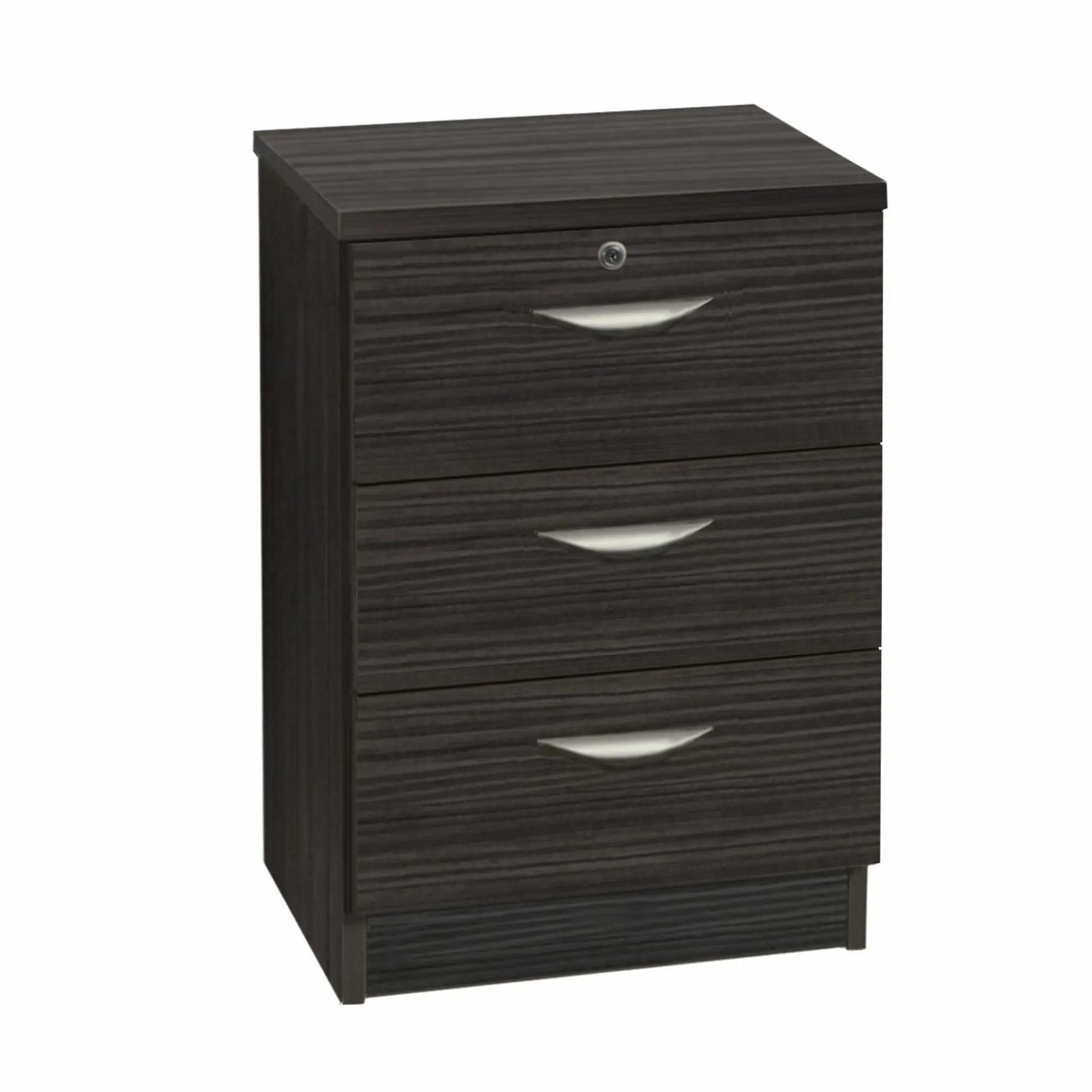 Home Office Desk Height 3 Drawer CD/DVD 48cm Storage Unit