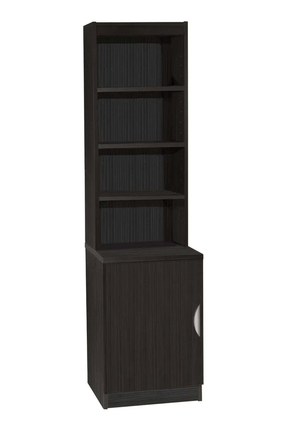 Home Office Desk Height Storage/Deep Cupboard 48cm with Hutch Bookcase