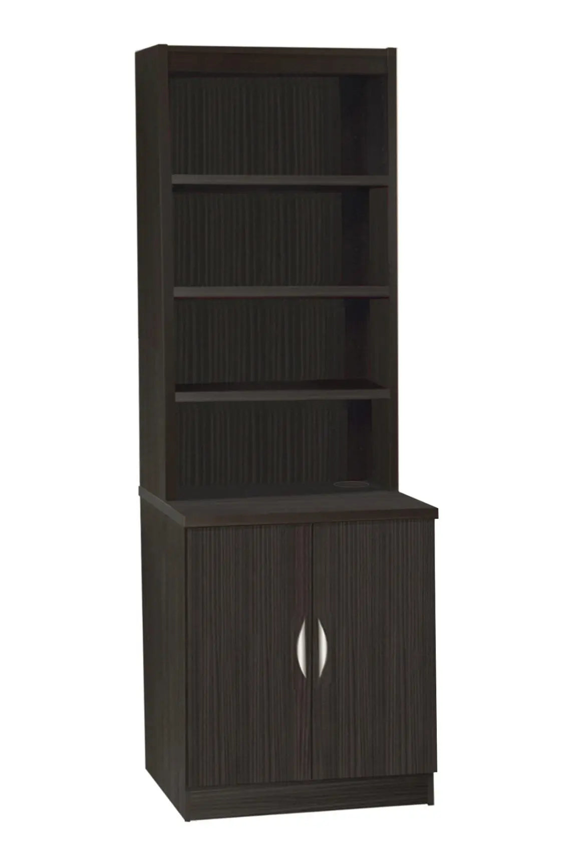Home Office Desk Height Storage/Deep Cupboard 60cm with Hutch Bookcase