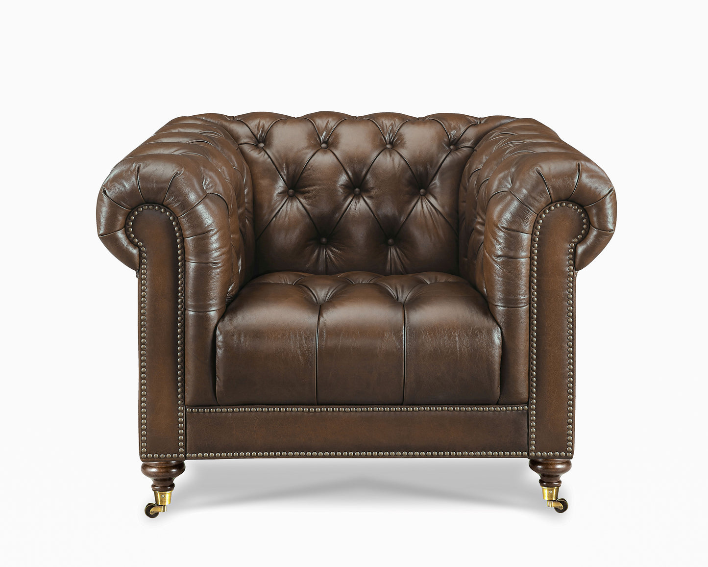 Buckingham Chesterfield sofa in Vintage Leather