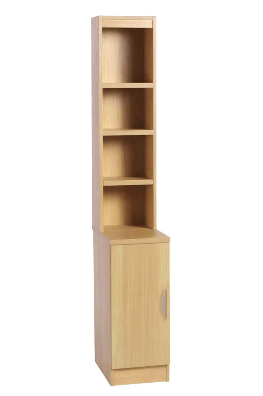 Home Office Desk Height Storage/Deep Cupboard 30cm with Hutch Bookcase