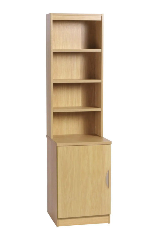 Home Office Desk Height Storage/Deep Cupboard 48cm with Hutch Bookcase