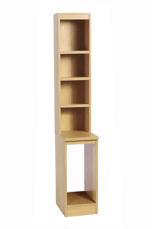 Home Office Desk Height  CPU Computer Tower Storage with Hutch Bookcase