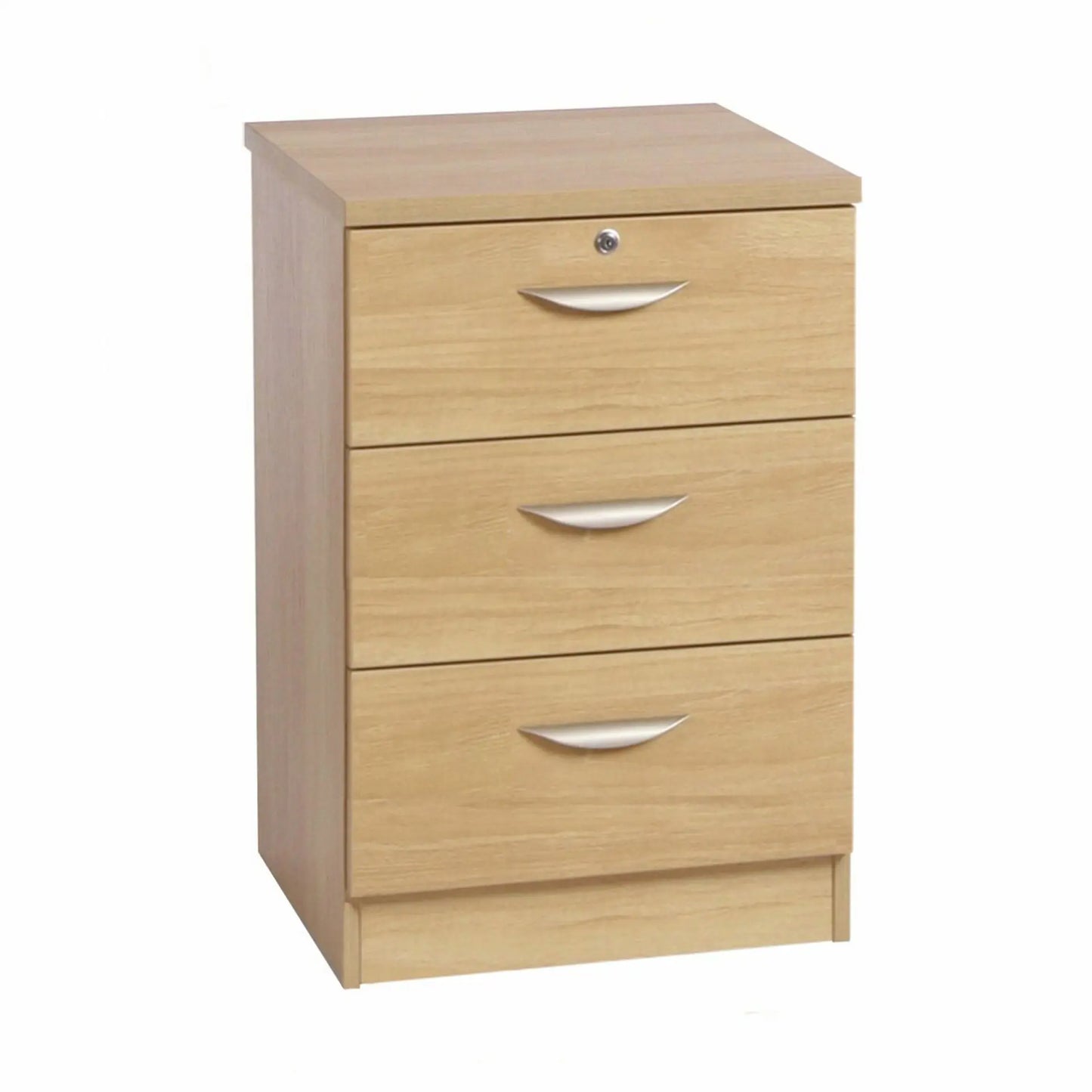 Home Office Desk Height 3 Drawer CD/DVD 48cm Storage Unit