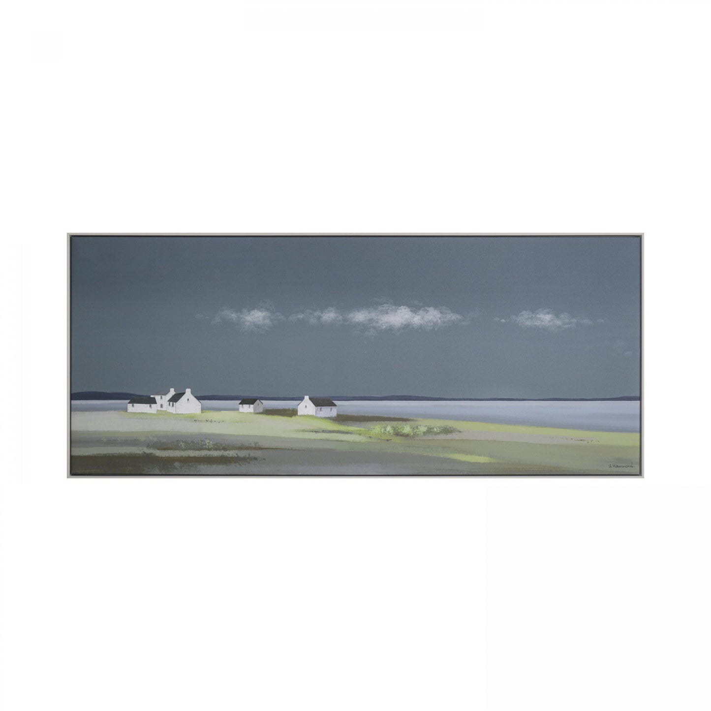 Days End Framed Canvas 122 x 52cm
