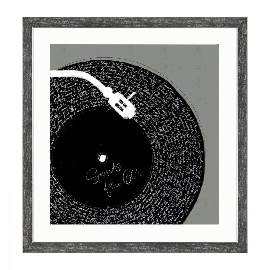 Discover The Sounds Of The 60's Art 62 x 65cm