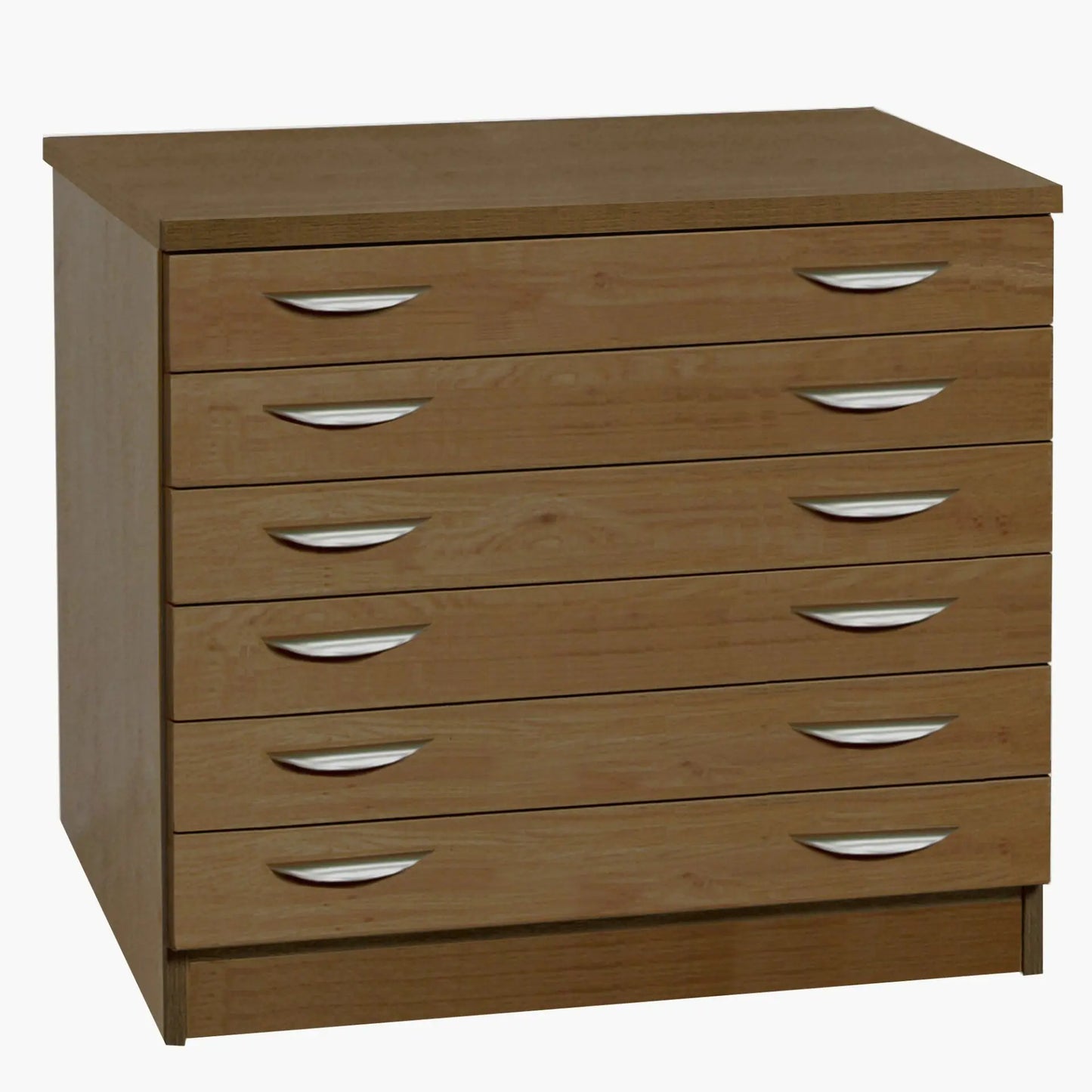 Home Office Desk Height 6 Drawer A2 Plan Chest