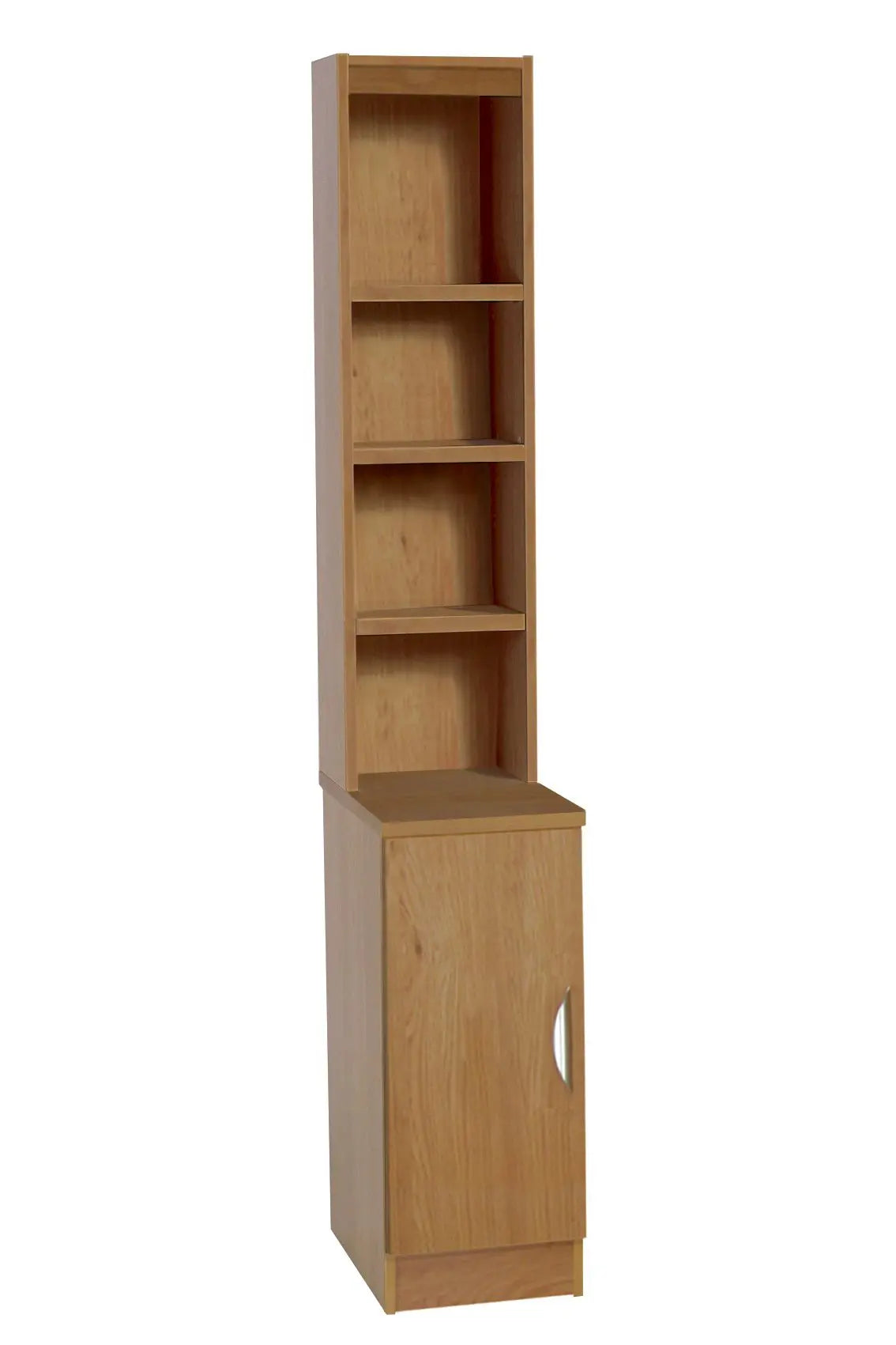 Home Office Desk Height Storage/Deep Cupboard 30cm with Hutch Bookcase