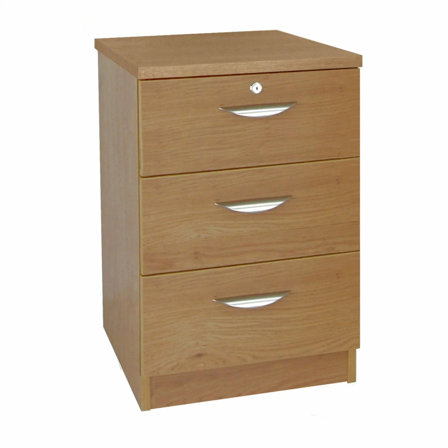 Home Office Desk Height 3 Drawer CD/DVD 48cm Storage Unit