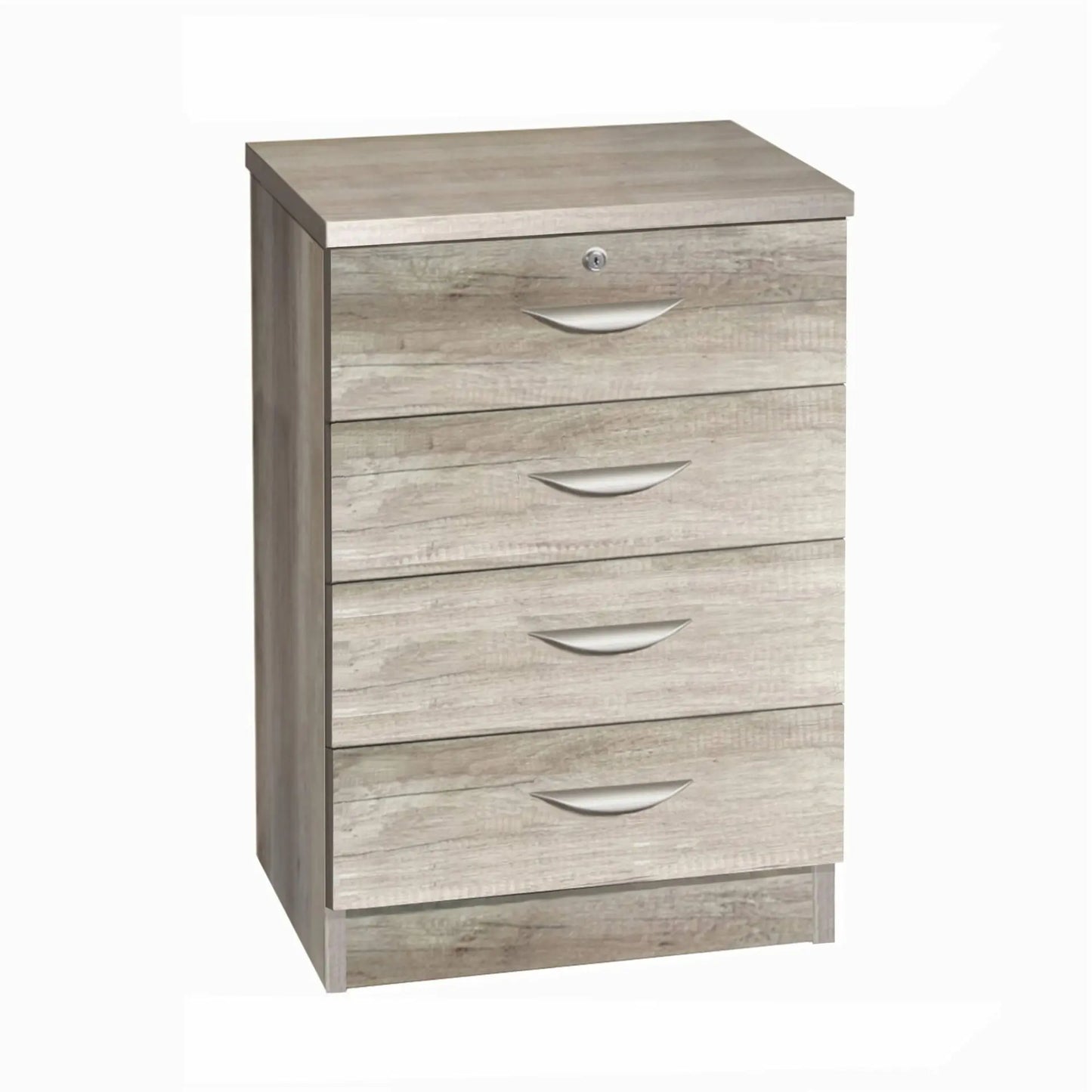 Home Office Desk Height 4 Drawer 48cm Unit