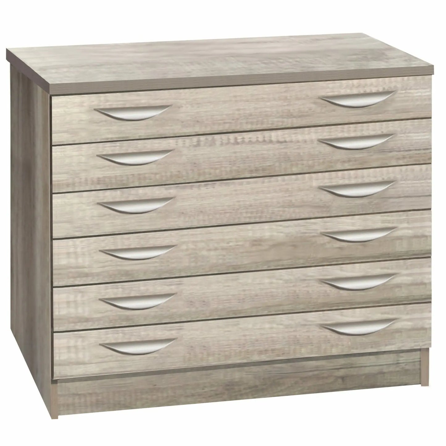 Home Office Desk Height 6 Drawer A2 Plan Chest