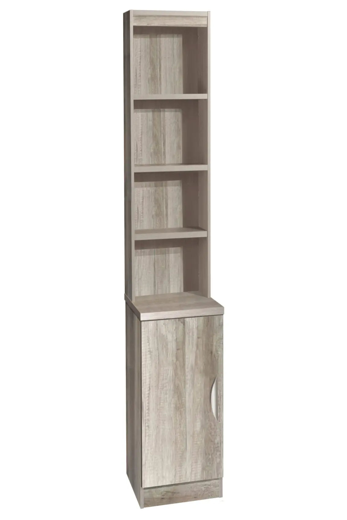 Home Office Desk Height Storage/Deep Cupboard 30cm with Hutch Bookcase