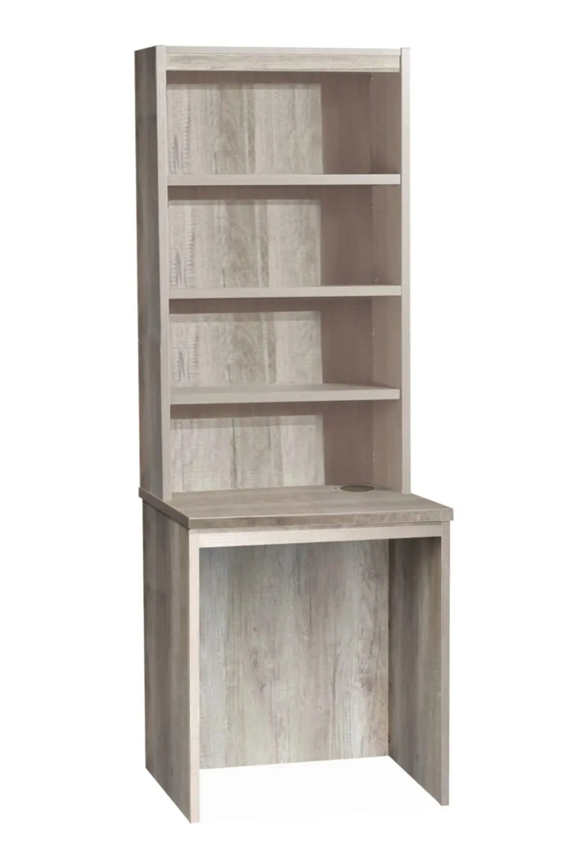 Home Office Desk Height Desk 60cm with Hutch Bookcase