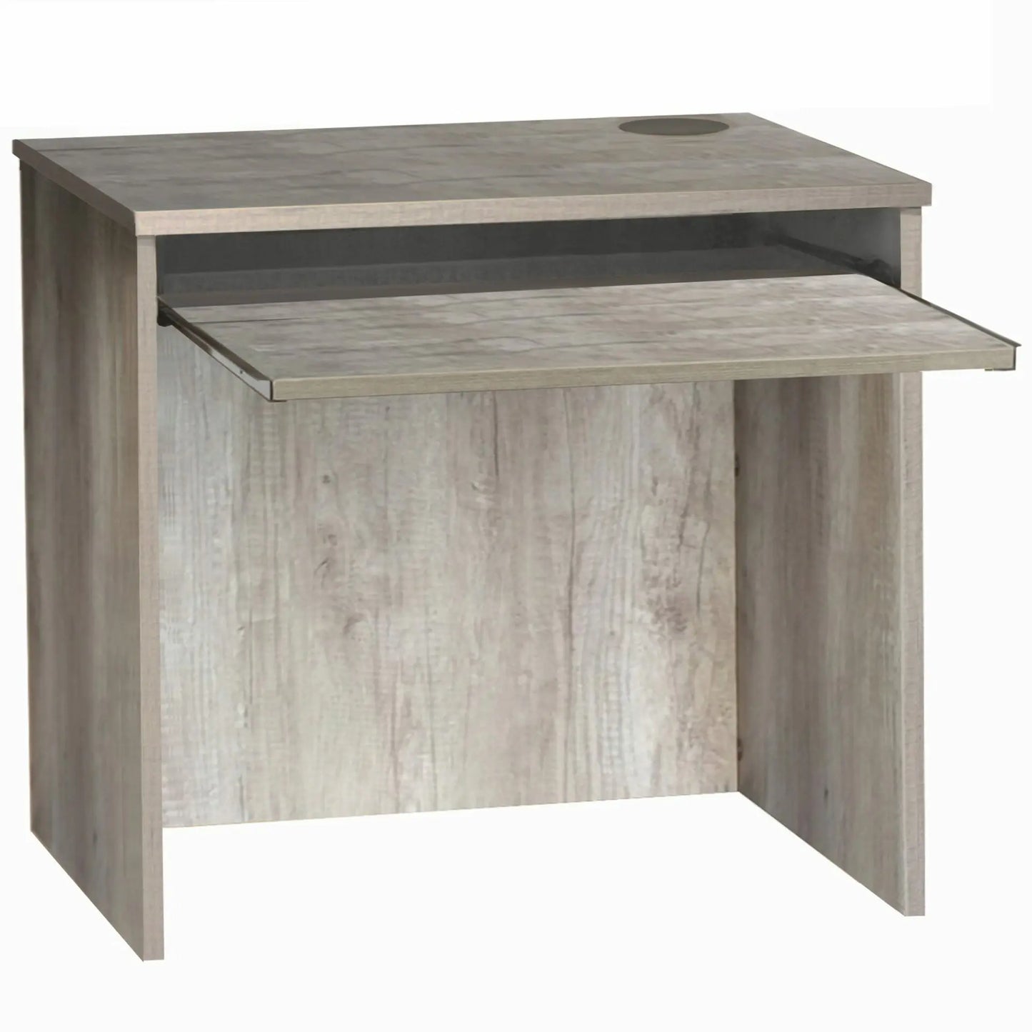 Home Office Desk Height Desk 85cm with Slide-Out Keyboard Shelf