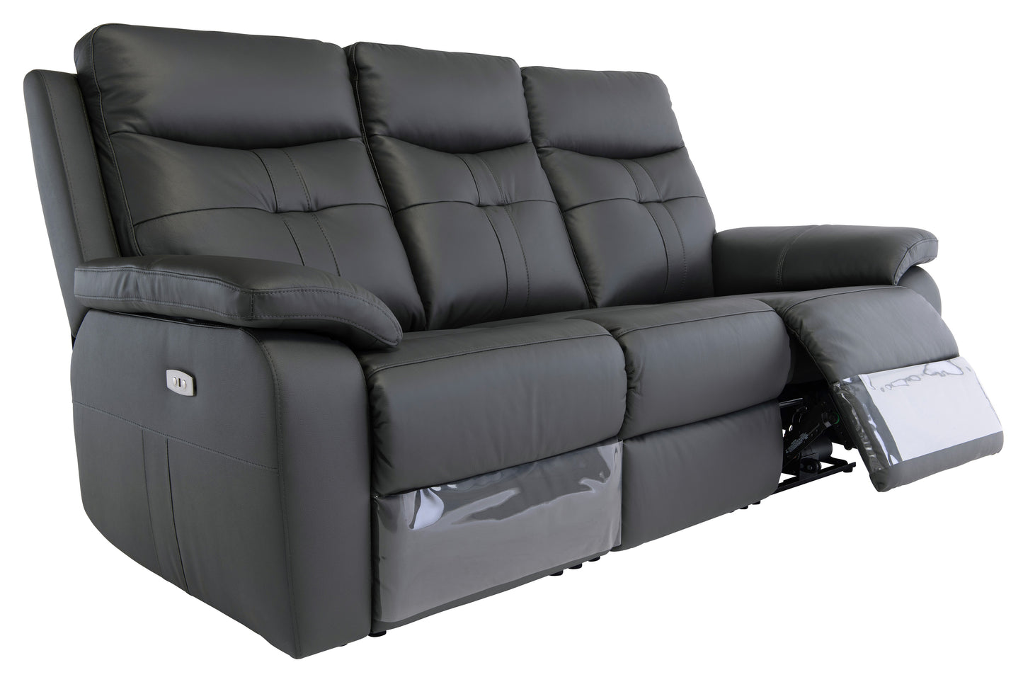 Julia Leather Sofa With Electric Recliners