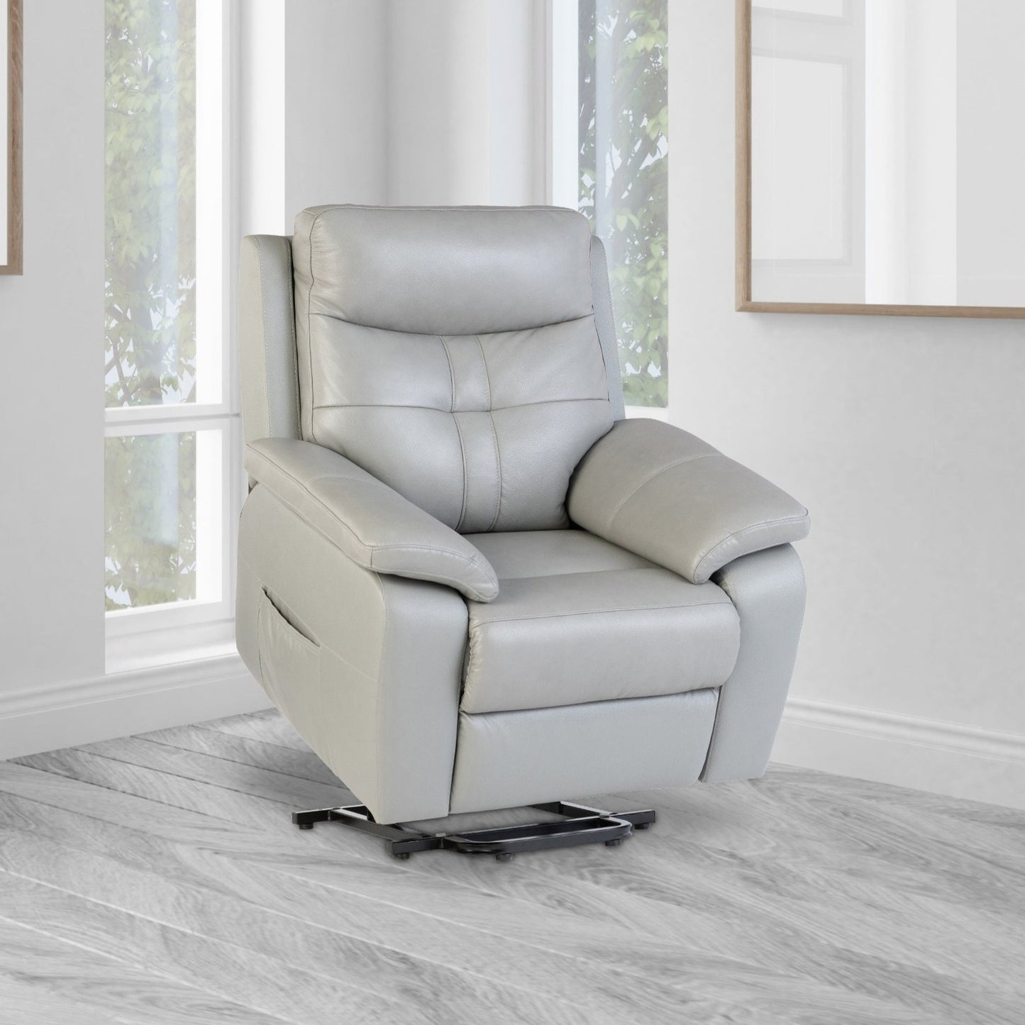 Julia Leather Sofa With Electric Recliners