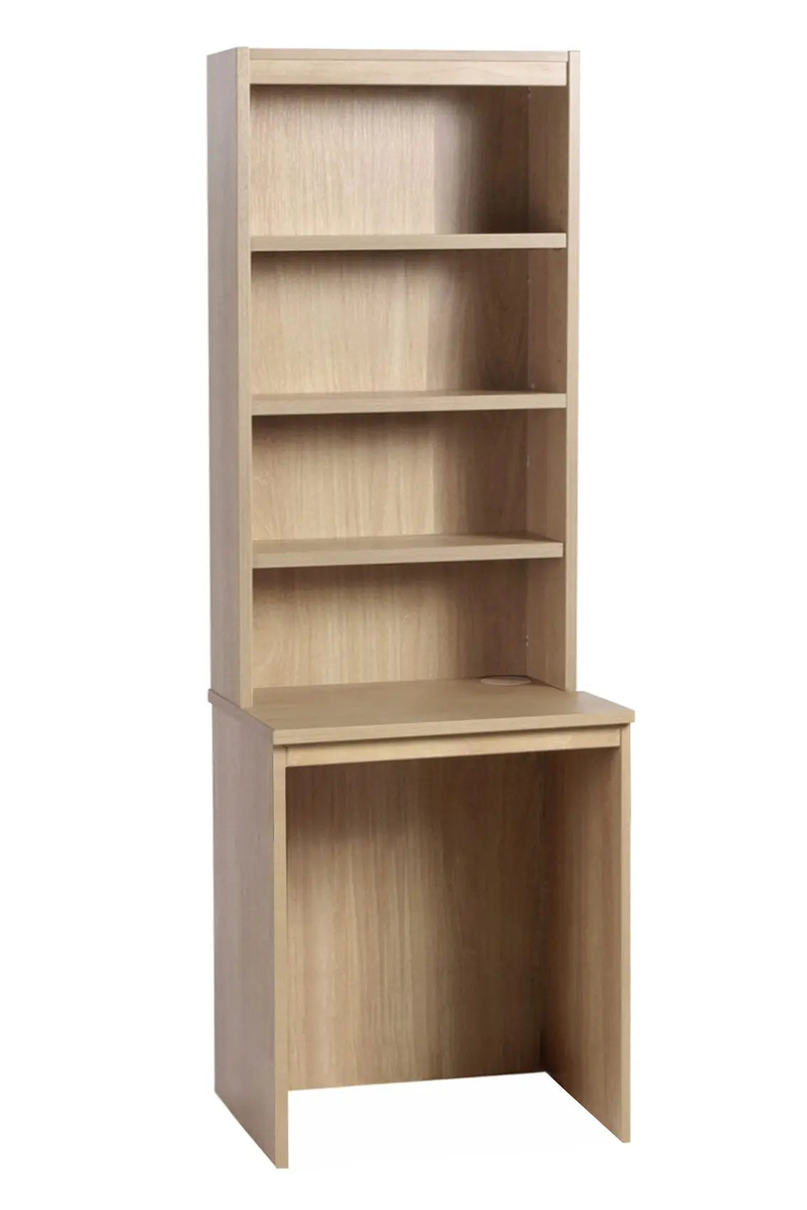Home Office Desk Height Desk 60cm with Hutch Bookcase