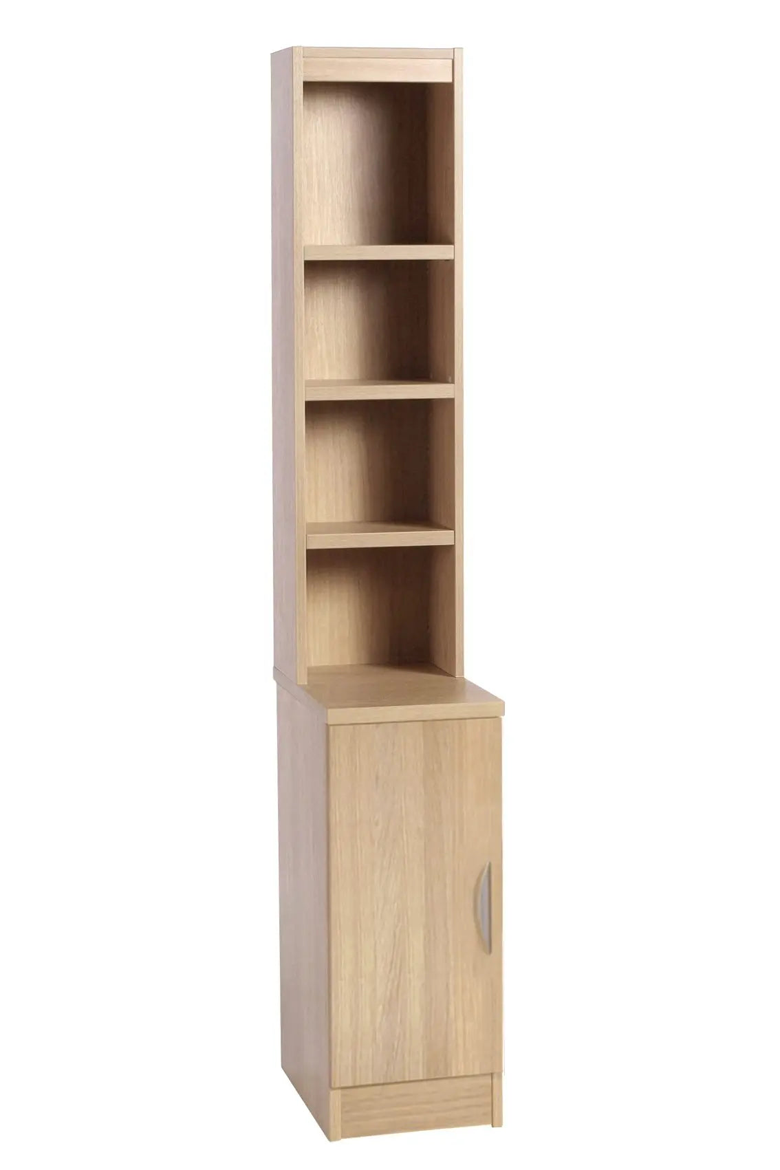 Home Office Desk Height Storage/Deep Cupboard 30cm with Hutch Bookcase