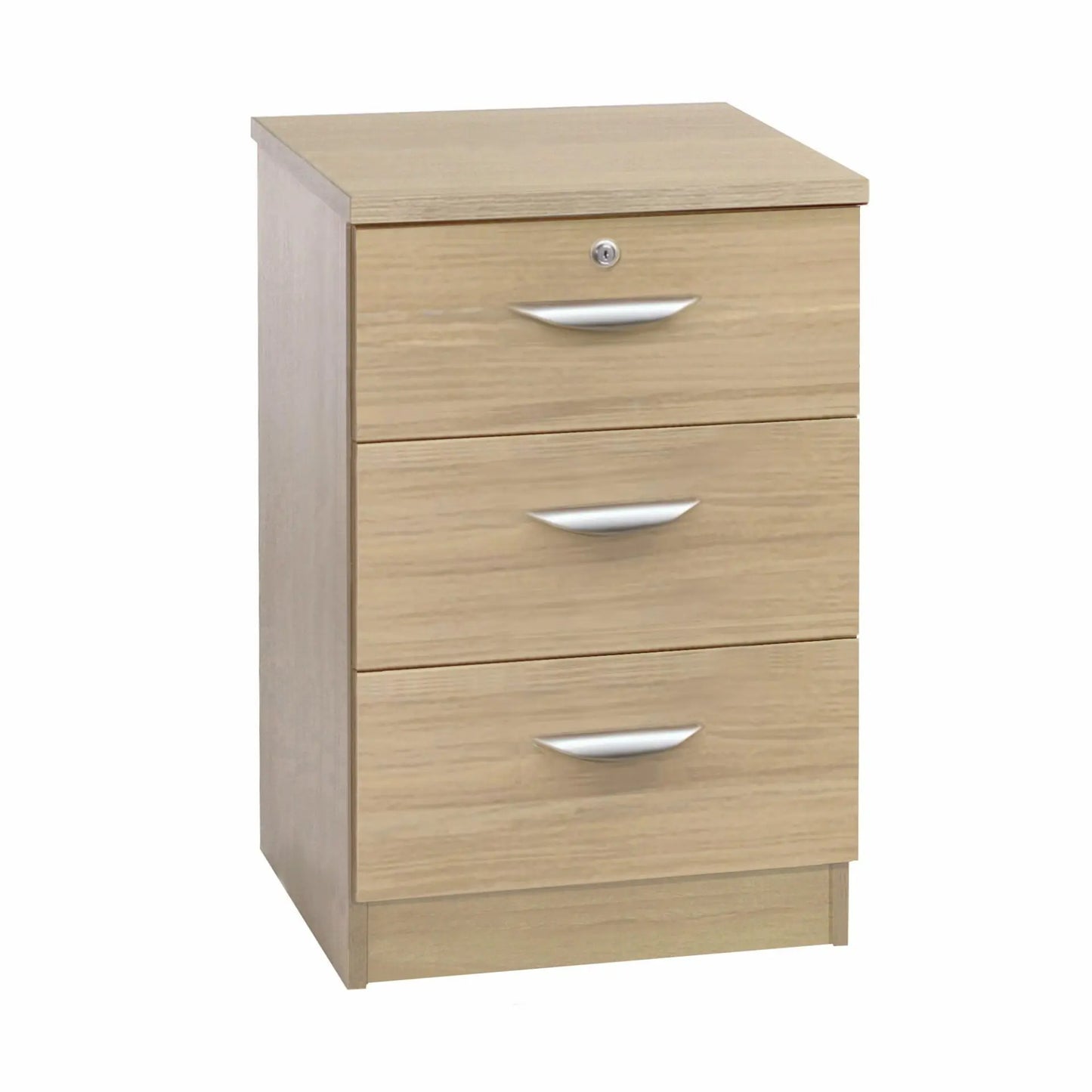 Home Office Desk Height 3 Drawer CD/DVD 48cm Storage Unit