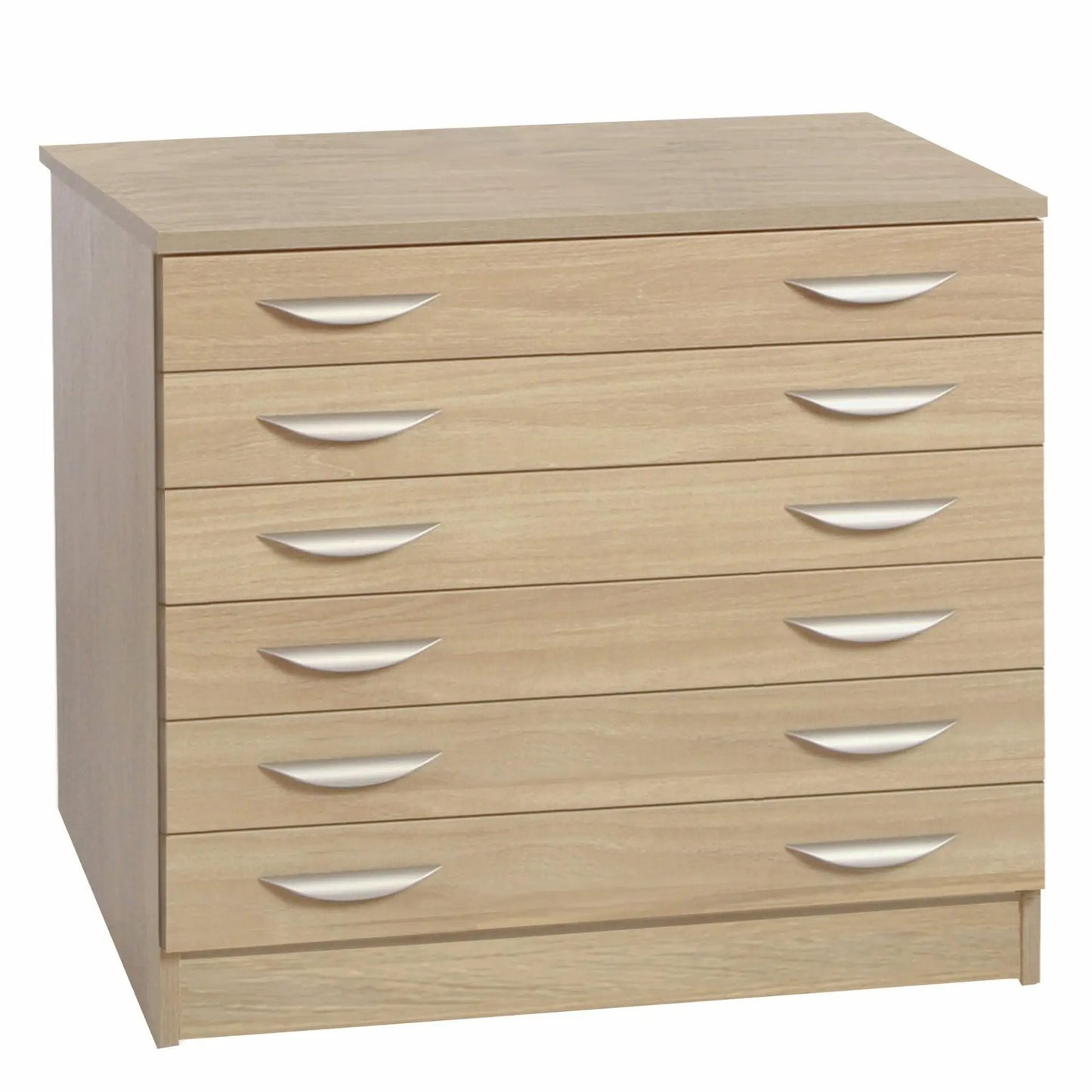 Home Office Desk Height 6 Drawer A2 Plan Chest