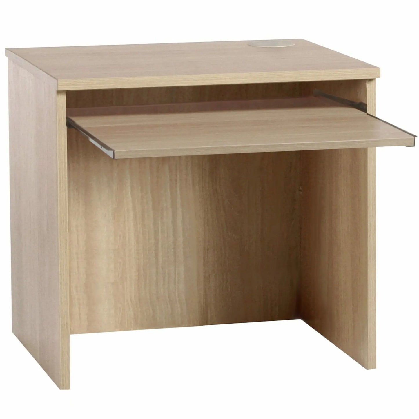 Home Office Desk Height Desk 85cm with Slide-Out Keyboard Shelf