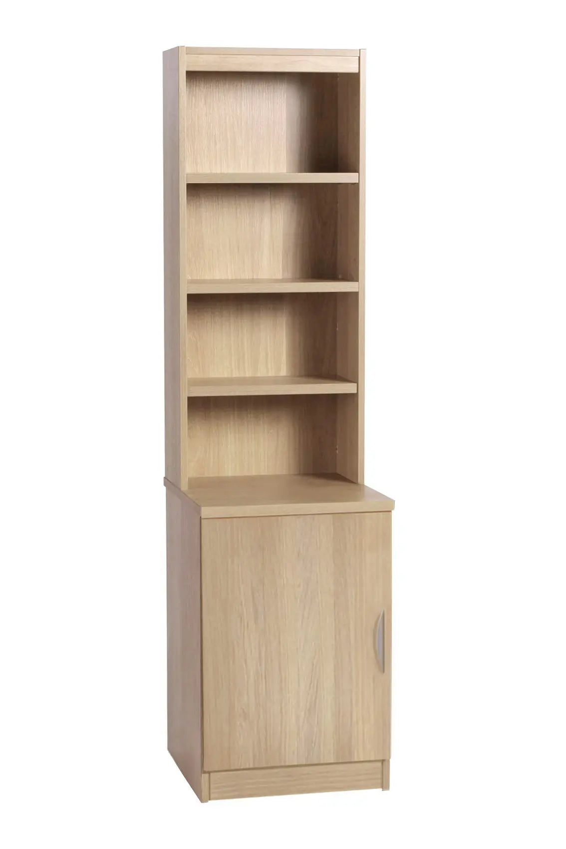 Home Office Desk Height Storage/Deep Cupboard 48cm with Hutch Bookcase