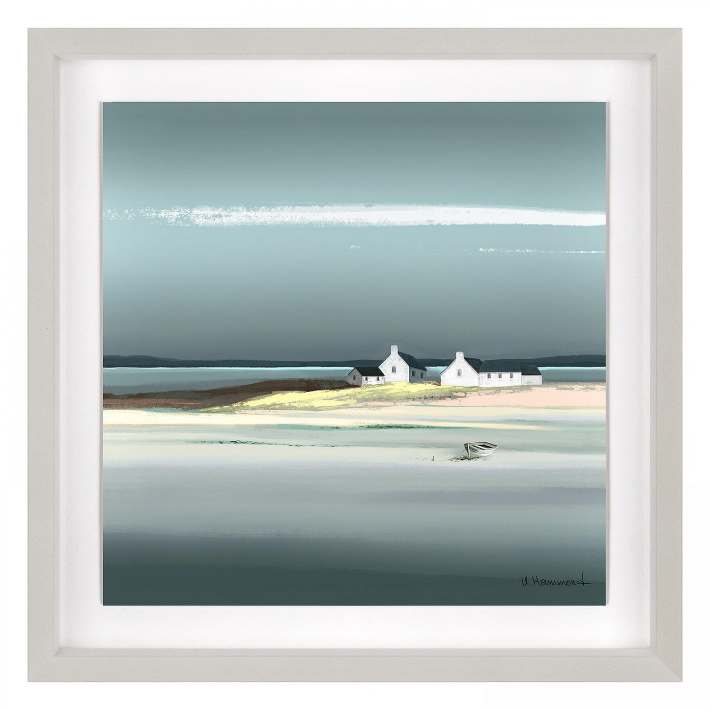 Sapphire Framed Art 38 x 38cm
