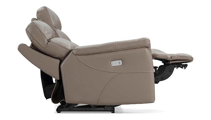 Verona Ultimate Comfort Leather Sofa With Power Recliners