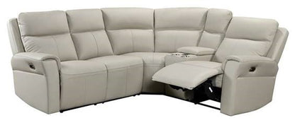 Aldo Leather Sofa Group with Electric Motions