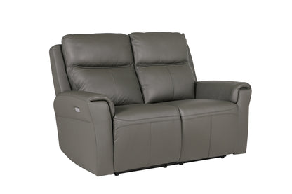 Aldo Leather Sofa Group with Electric Motions
