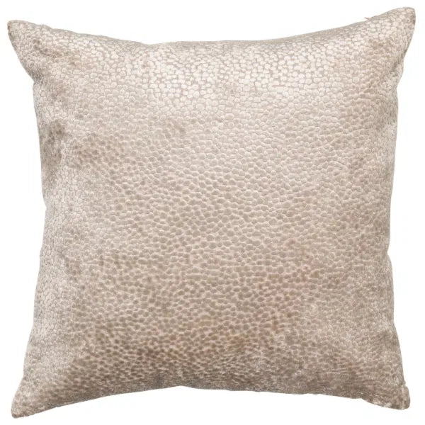 Bingham Burnt Velvet Dots Taupe 43x43cm