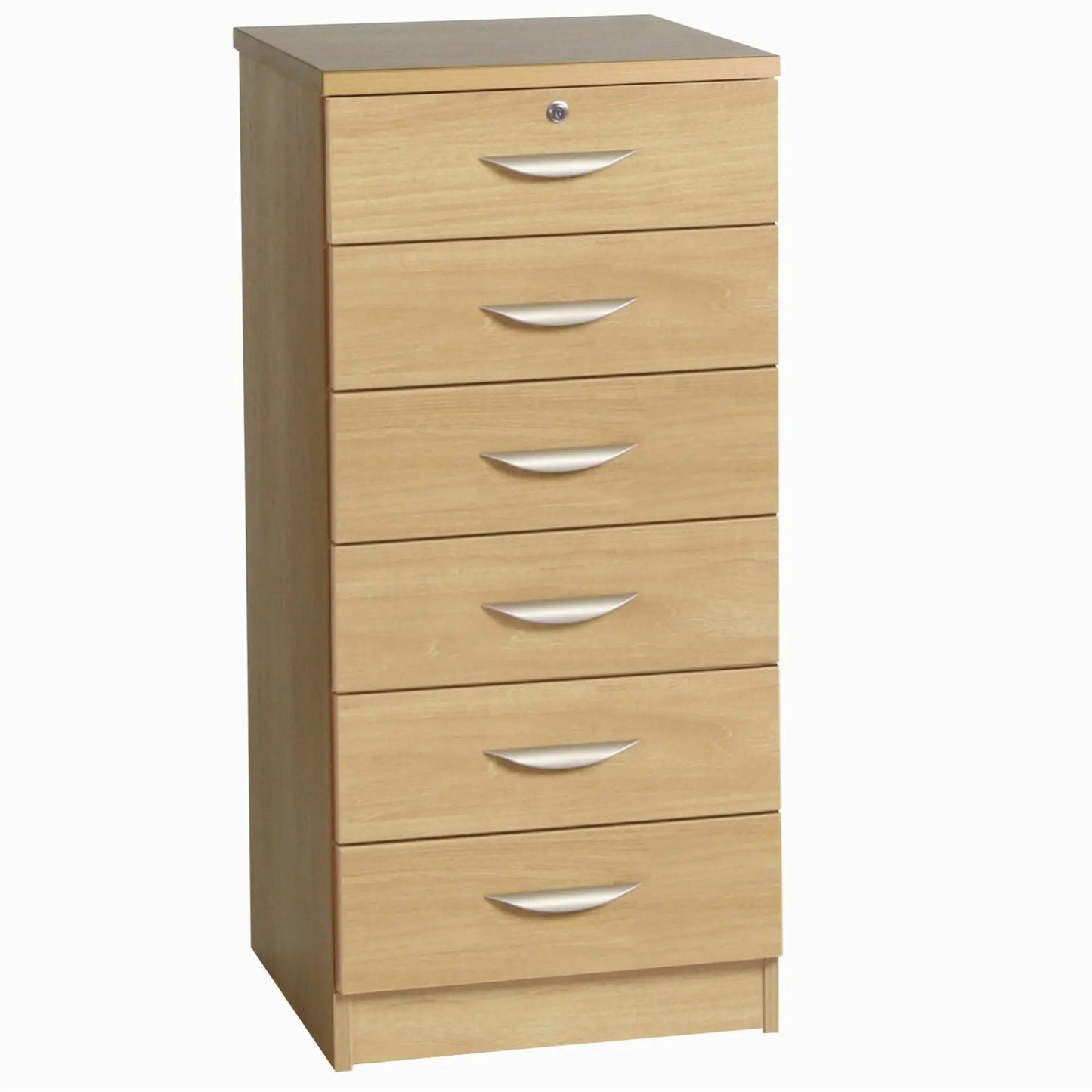 Home Office Mid Height 6 Drawer Unit