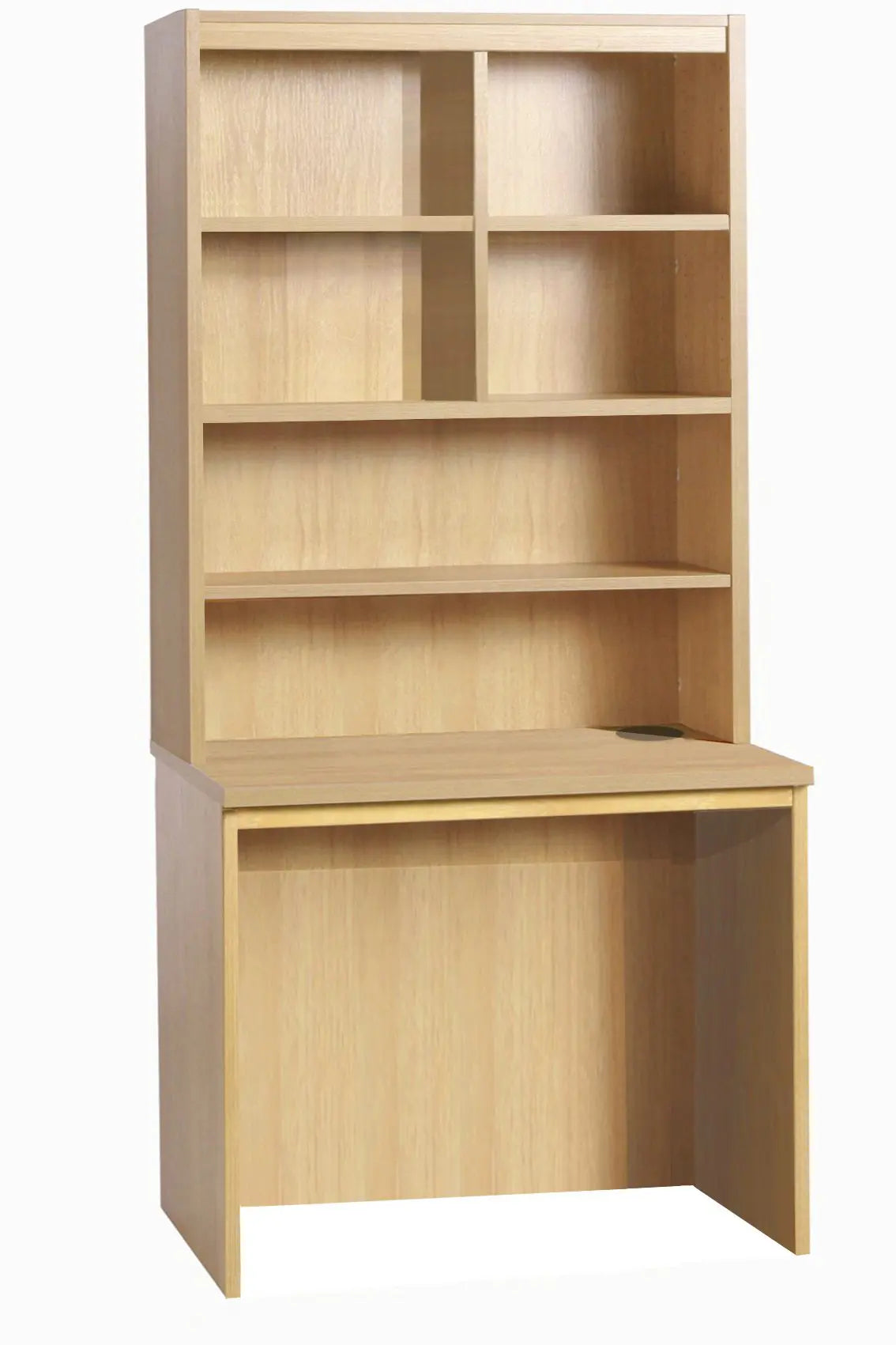 Home Office Desk Height Desk 85cm with Hutch Bookcase