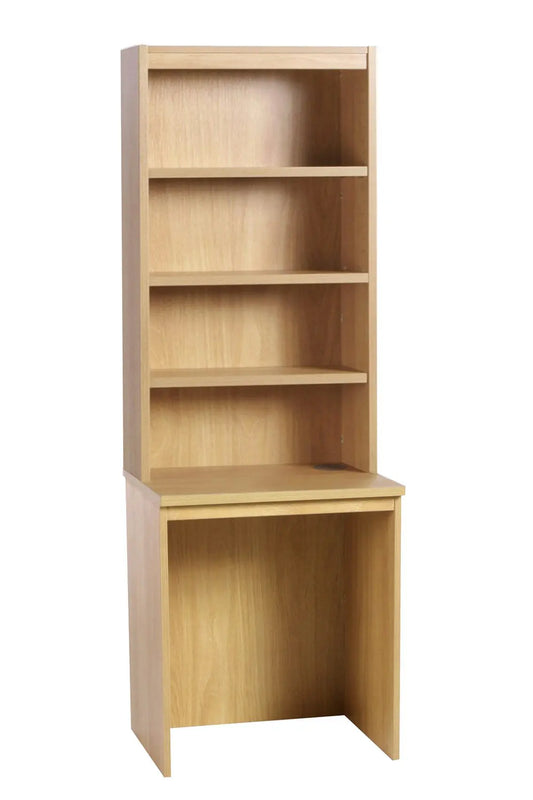 Home Office Desk Height Desk 60cm with Hutch Bookcase