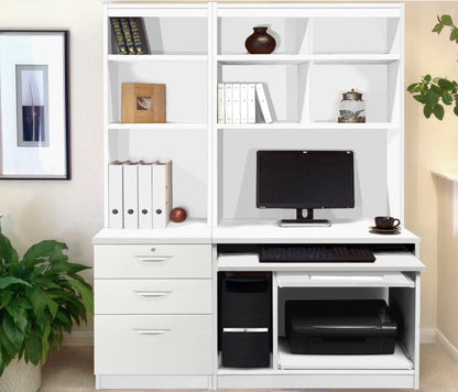 Home Office Computer Work Station and 3 Drawer Unit/Filing Cabinet
