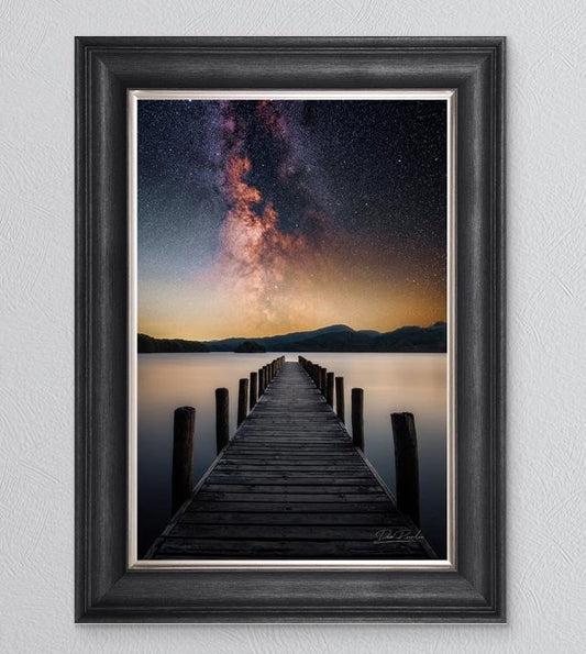 Coniston Milky Way - Grey Vegas Frame 55x75cm