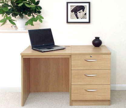 Home Office Desk with CD/DVD Storage Unit