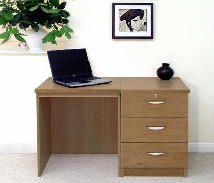 Home Office Desk with CD/DVD Storage Unit