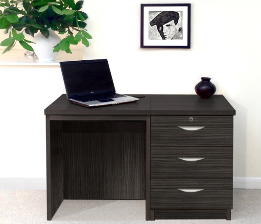 Home Office Desk with CD/DVD Storage Unit