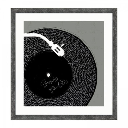Discover The Sounds Of The 60's Art 62 x 65cm