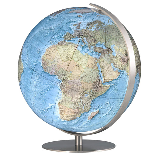 Duo Alba Hand Laid Illuminated Globe