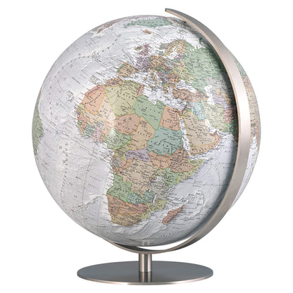 Duo Alba Hand Laid Illuminated Globe