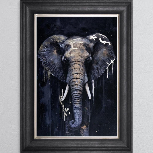 Eddie Elephant - Vegas Frame 67x87cm