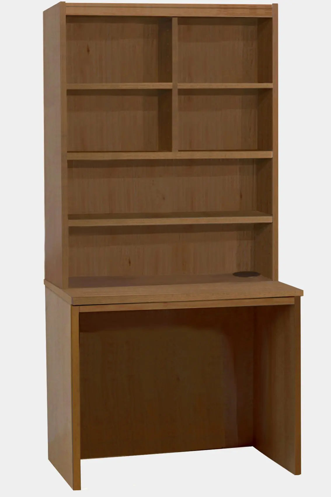 Home Office Desk Height Desk 85cm with Hutch Bookcase