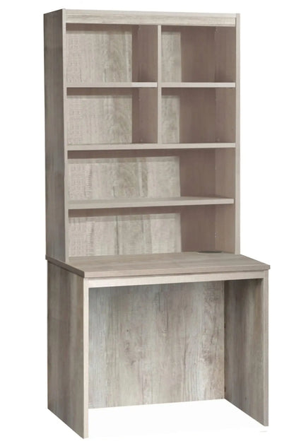 Home Office Desk Height Desk 85cm with Hutch Bookcase