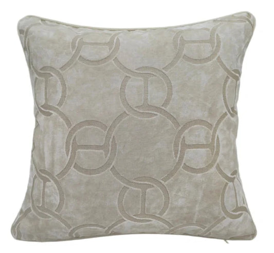 Hook Up Chains Cut Velvet Ivory Paul Moneypenny 43x43cm