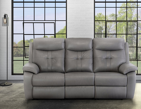 Julia Leather Sofa With Electric Recliners