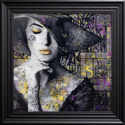 La Parisienne - Black 3 Step Frame 75x75cm